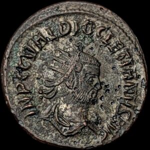 Diocletian 286-293 AD, Æ Antoninianus, Cyzicus