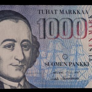 Finland 1986 1000 Markkaa Litt. A 8023018380 Pun – Häm