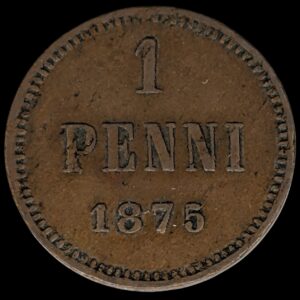 Finland 1875 1 Penni