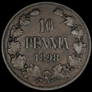 Finland 1898 10 Pennia