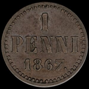 Finland 1867 1 Penni