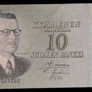 Finland 1963 10 Markkaa Litt. A AB9849802 SIM - Ign