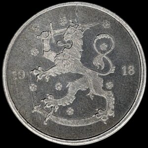 5 Penniä 1918 Rautaa, Työnäyte