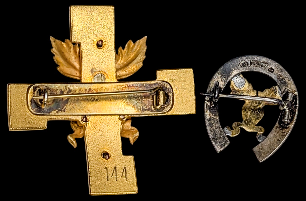 Häme Cavalry Battalion NOC Officers Cross + pin - Image 2