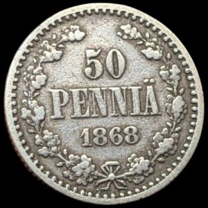 Finland 1868 s 50 Pennia