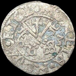 Riga, William of Brandenburg 1563 1 Schilling