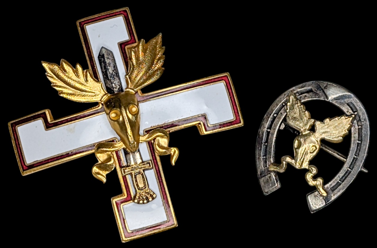 Häme Cavalry Battalion NOC Officers Cross + pin