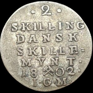 Norway 1802 IGM 2 Skilling