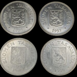 200 Markkaa 1956-1959 4kpl