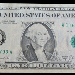 United States 1969 1 Dollar, Insufficient Ink Error
