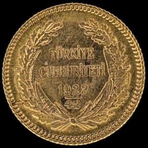 Turkey Gold 1923/42 25 Kurus