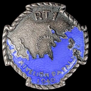 Finland Winter War 1940 Coastal Artillery Regiment 1 "Kiveliön Battalion" Badge