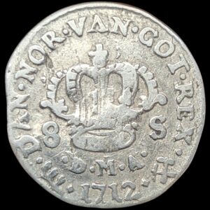 Norway 1712 8 Skilling