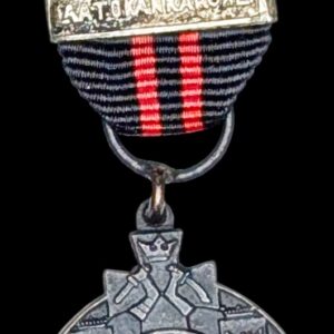 Finland 1939-40 Winter War Medal with Laatokan-Karjala Bar, MINIATURE