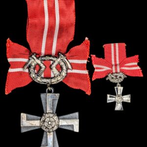 Finland Order of the Cross of Liberty 4th Class 1941 with Swords & Miniture