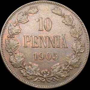 Finland 1905 10 Pennia
