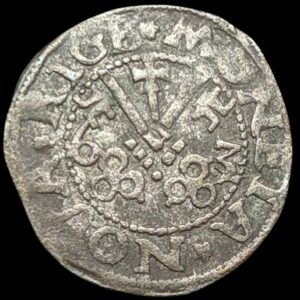 Riga, William of Brandenburg 1563 1 Schilling