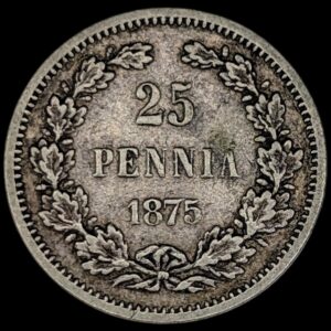 Finland 1875 S 25 Pennia