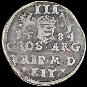 Polish – Lithuanian Commonwealth 1584 3 Groschen, Wilno/Vilnius