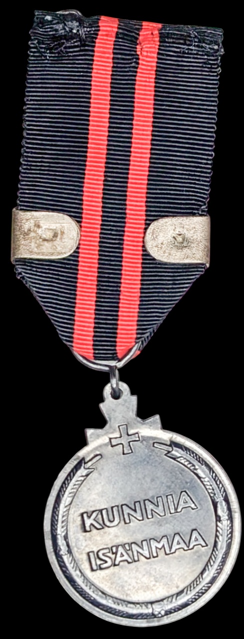 Finland 1939-40 Winter War Medal with Karjalan Kannas Bar - Image 2