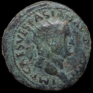Vespasian 71 AD, Æ Dupondius, Rome