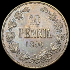 Finland 1896 10 Pennia