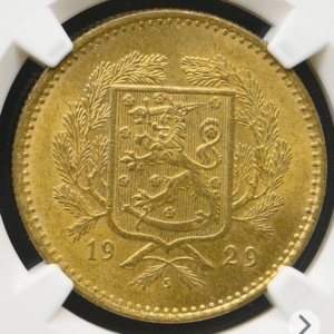 10 Markkaa 1929 NGC MS 64
