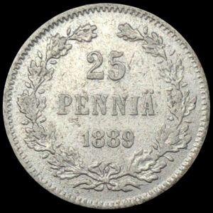 Finland 1889 L 25 Pennia