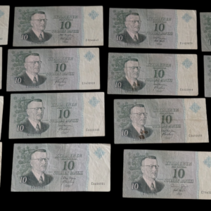 Finland 1963 10 Markkaa without Litt C-series, 16pcs