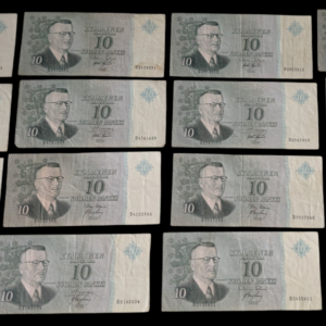 Finland 1963 10 Markkaa without Litt D-series, 14pcs