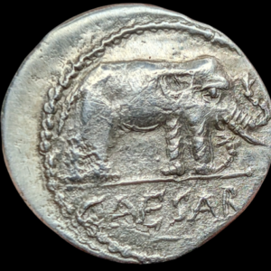 Julius Caesar 49-48 BC, AR Denarius, Military Mint Travelling with Caesar