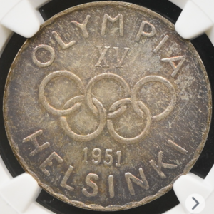 500 Markkaa 1951 H NGC MS 66