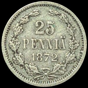 Finland 1872 s 25 Pennia