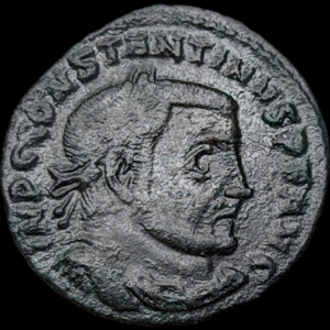 Constantine I 312-313 AD, Æ Follis, Thessaloniki