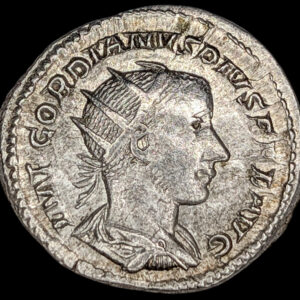 Gordian III 241-243 jKr., AR Antoninianus, Rooma