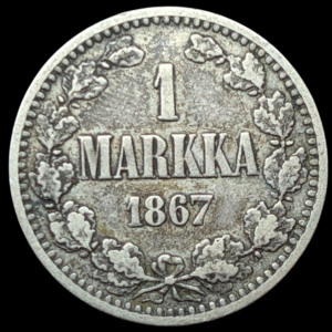 1 Markka 1867 s
