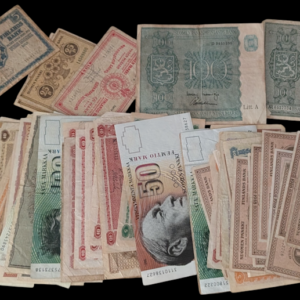 25 Penniä - 100 Markkaa 1909-1986 80kpl