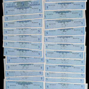 5 Markkaa 1963 Litt. B 30kpl
