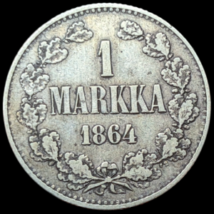 1 Markka 1864 s