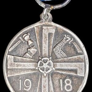 Finland 1918 Liberation War Medal w/ Heraldic Rose & Syd-Finland Bar