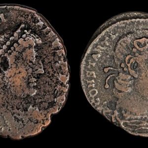 Valentinian I 367-375 AD & Constantinus II 317-337 AD, Æ