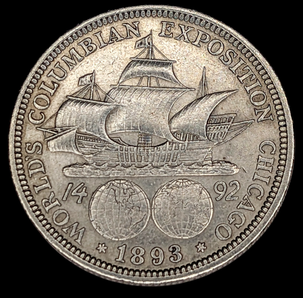 Yhdysvallat 50 Cents 1893, Columbian Exposition