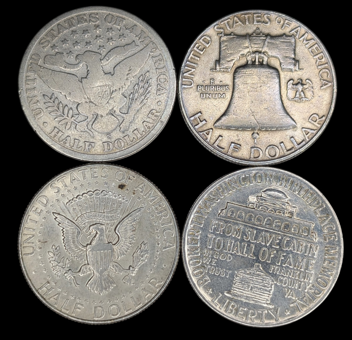 Yhdysvallat 50 Cents 1907-1964 4kpl - Image 2