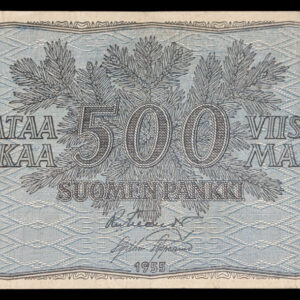 Finland 1955 500 Markkaa A8737864 Fie – Aas
