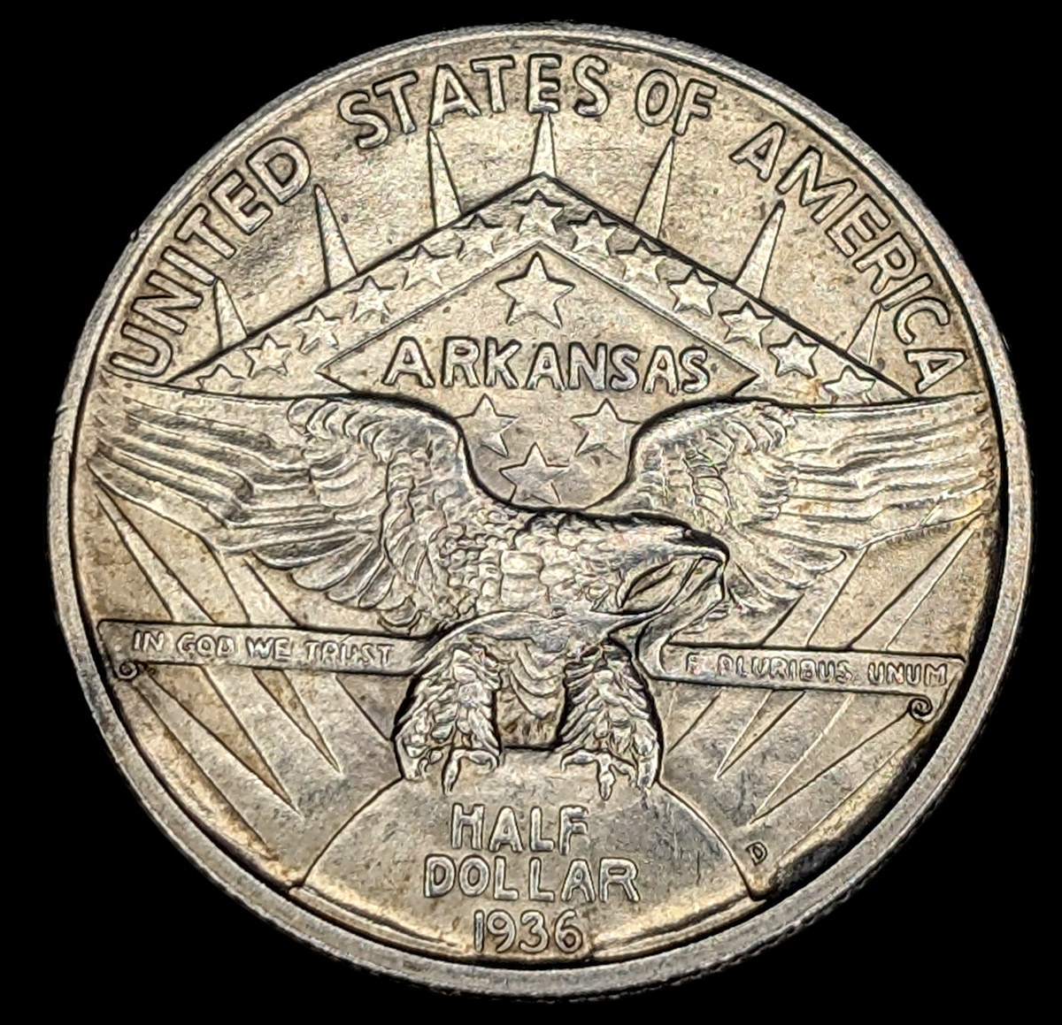 Yhdysvallat 50 Cents 1936 D, Arkansas - Image 2