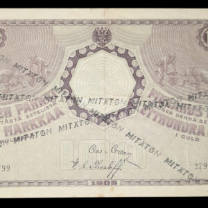 Finland 1909 (1917-18) 100 Markkaa 2799799 Col – The