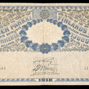 Finland 1918 20 Markkaa 5195583 Brg – Mul