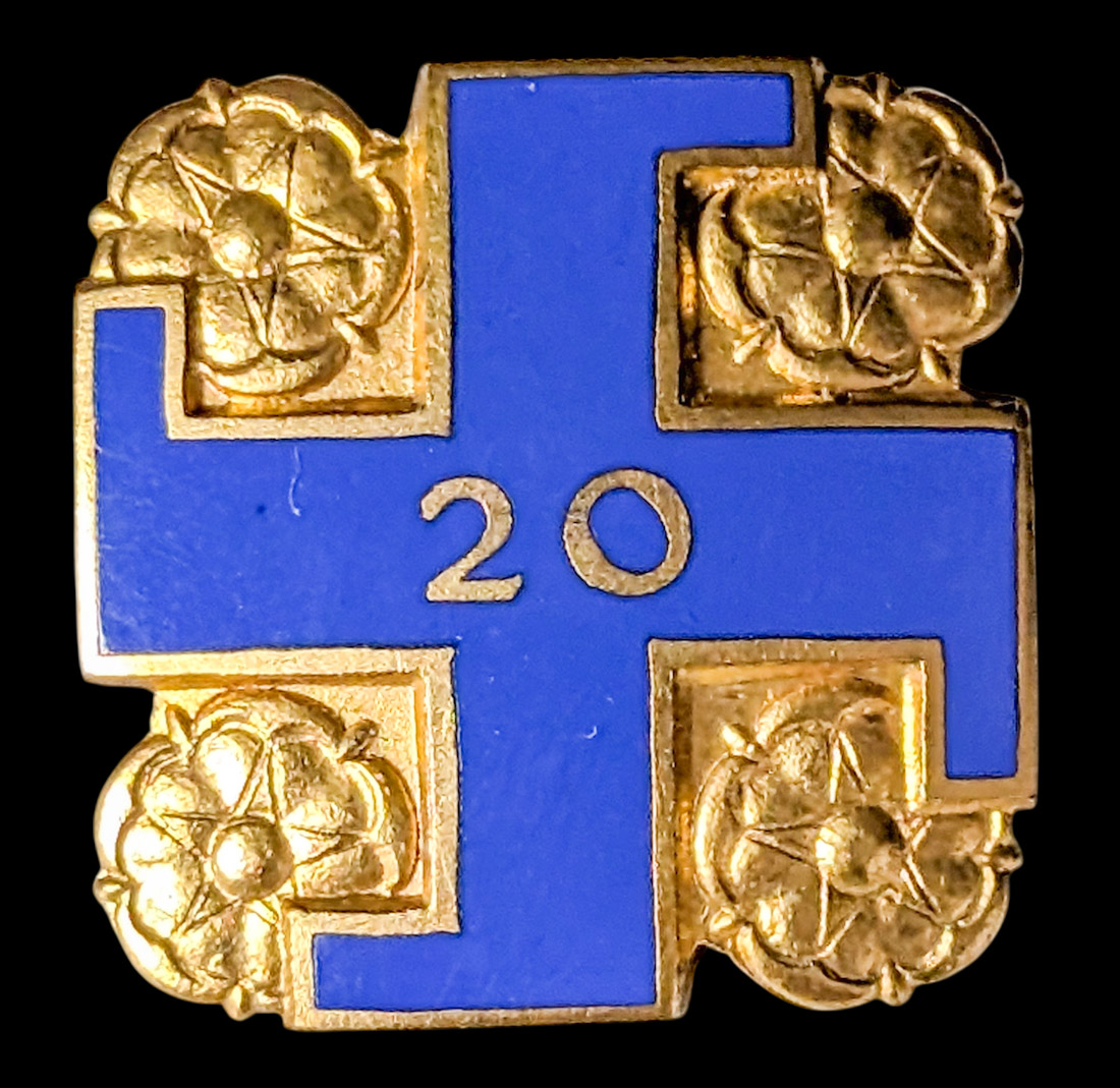 Lotta Svärd 20-vuotismerkki