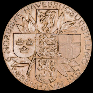 6. Pohjoismaisen puutarhanäyttelyn mitali 1937