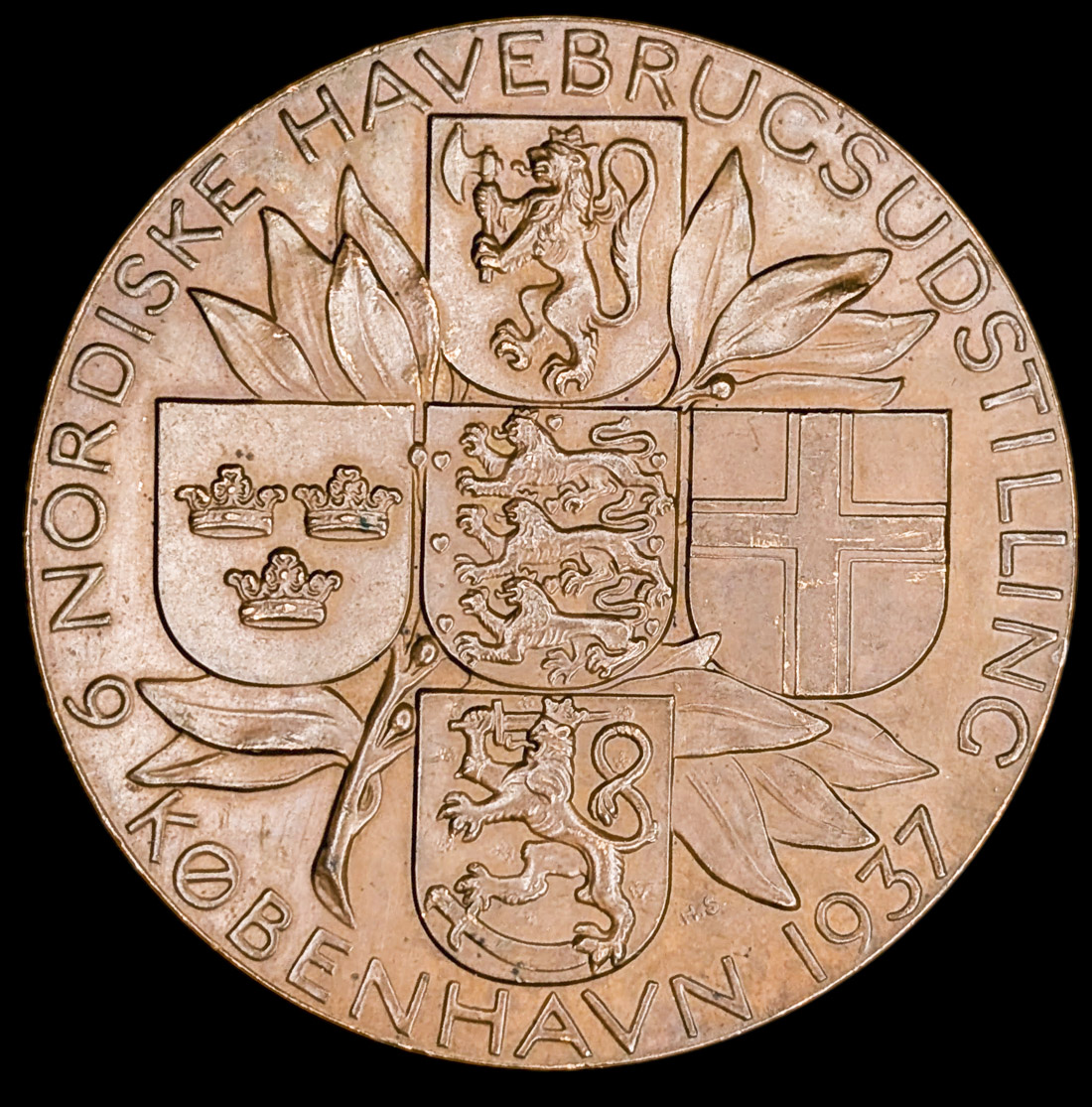 6. Pohjoismaisen puutarhanäyttelyn mitali 1937
